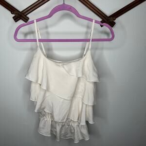 Poetry White Ruffle Blouse